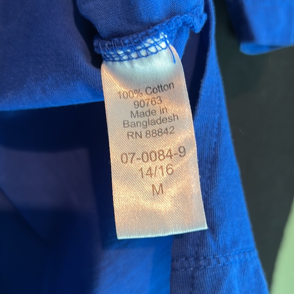 Woman Within Tee 3/4 Sleeve Blue Size 14/16 NWOT - Picture 4 of 4